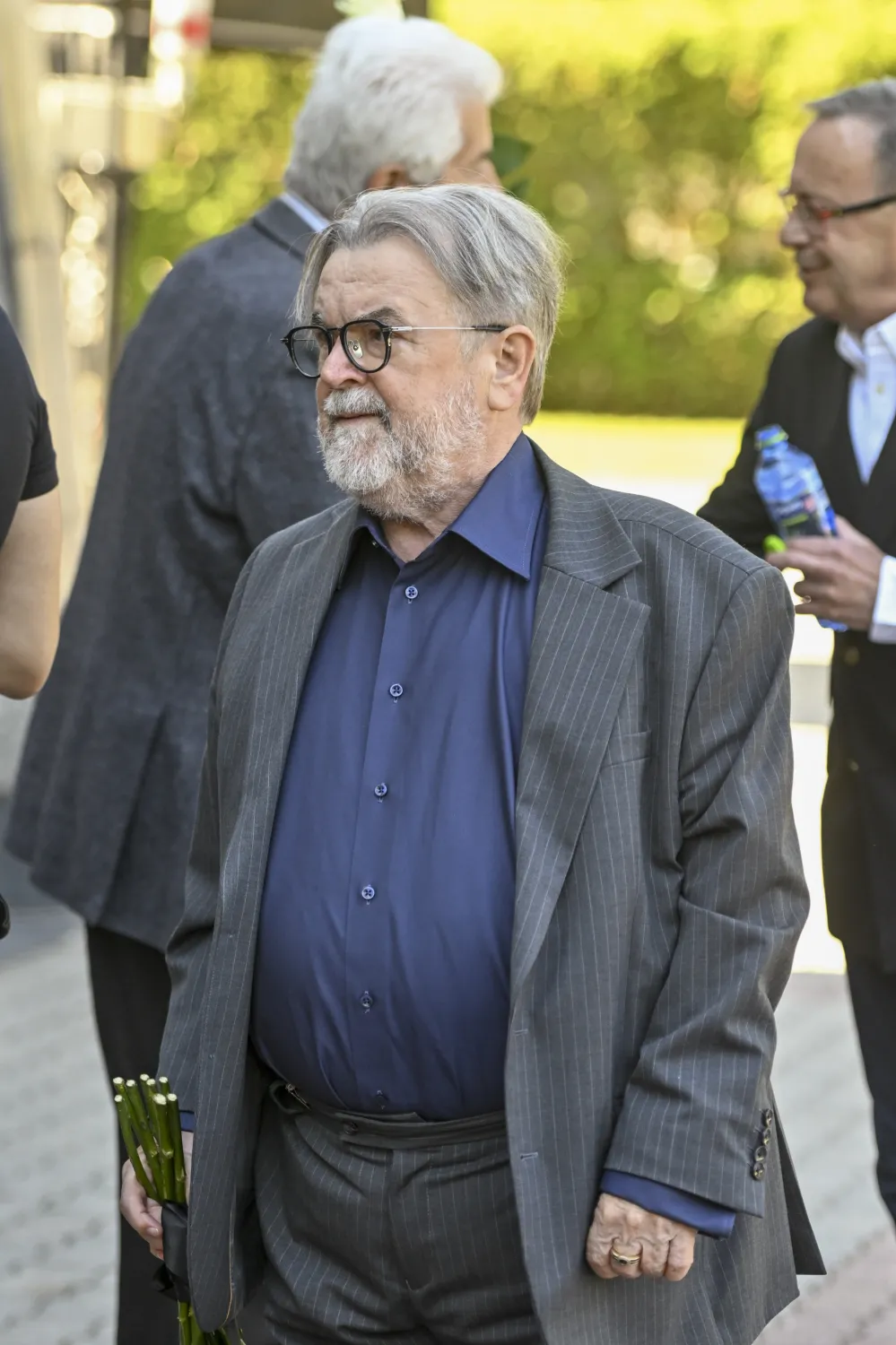 Edward Miszczak na pogrzebie Andrzeja Morozowskiego