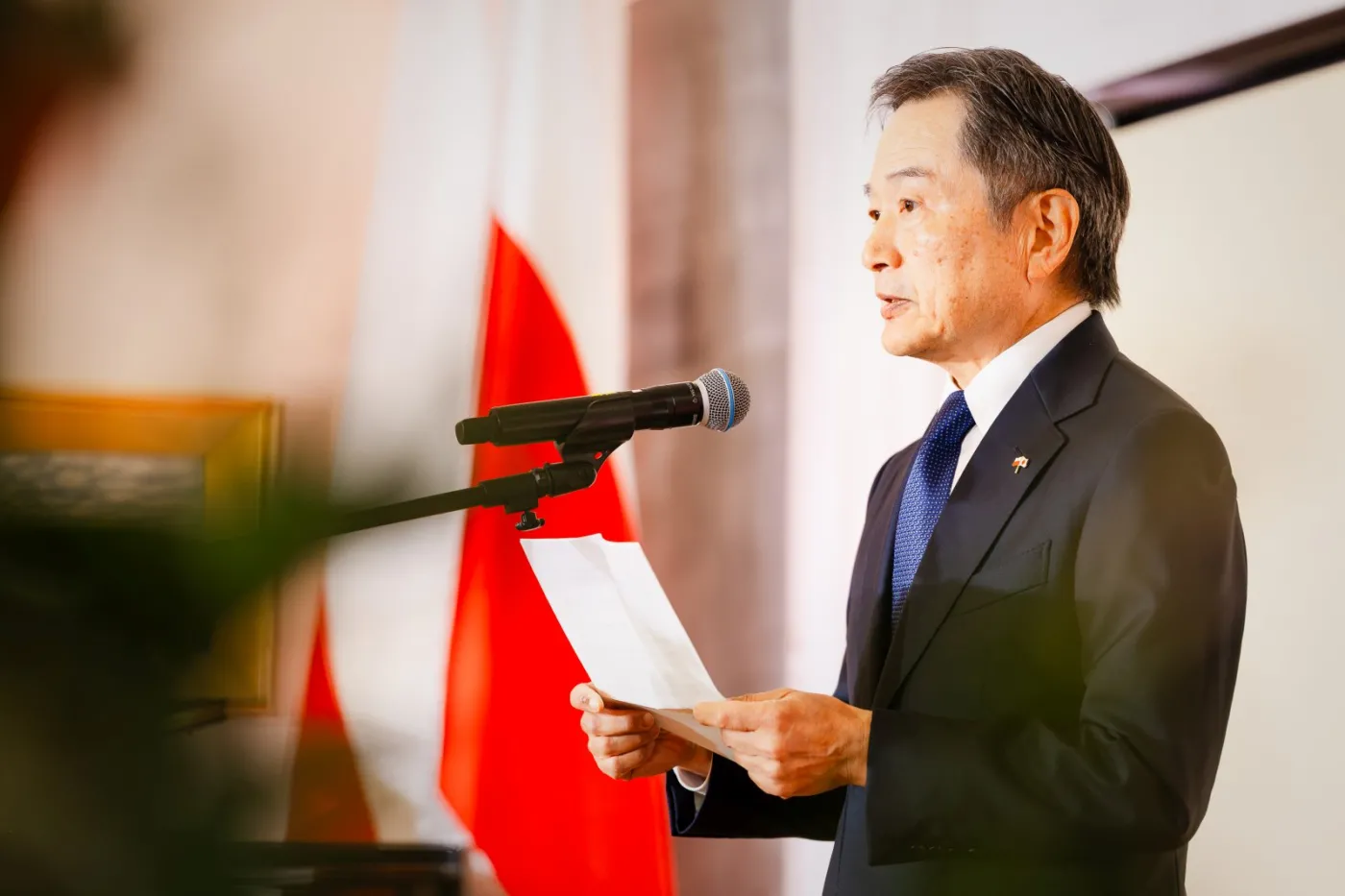 Koichiro Hirayama przedstawiciel Rodzin Odznaczonych