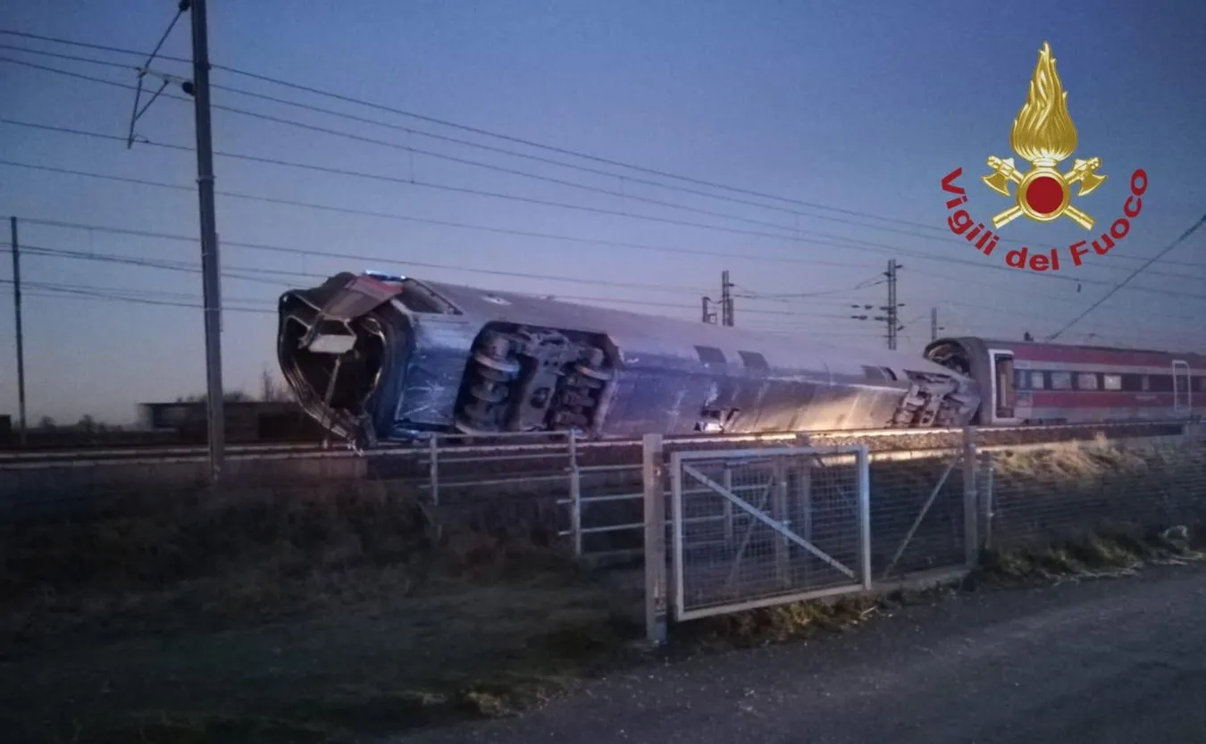 Katastrofa kolejowa koło Mediolanu. Są zabici i ranni