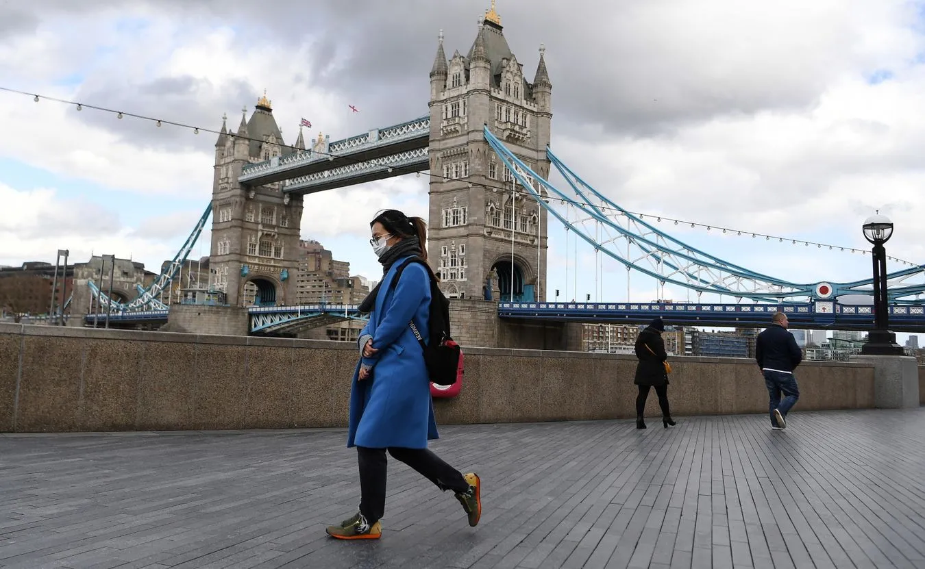 Koronawirus, Londyn