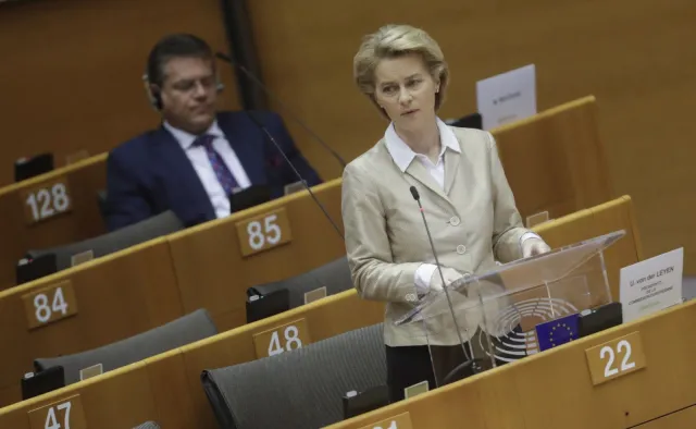 Emocjonalne wystąpienie von der Leyen. Szefowa KE mówiła m.in. o młodej matce z Polski