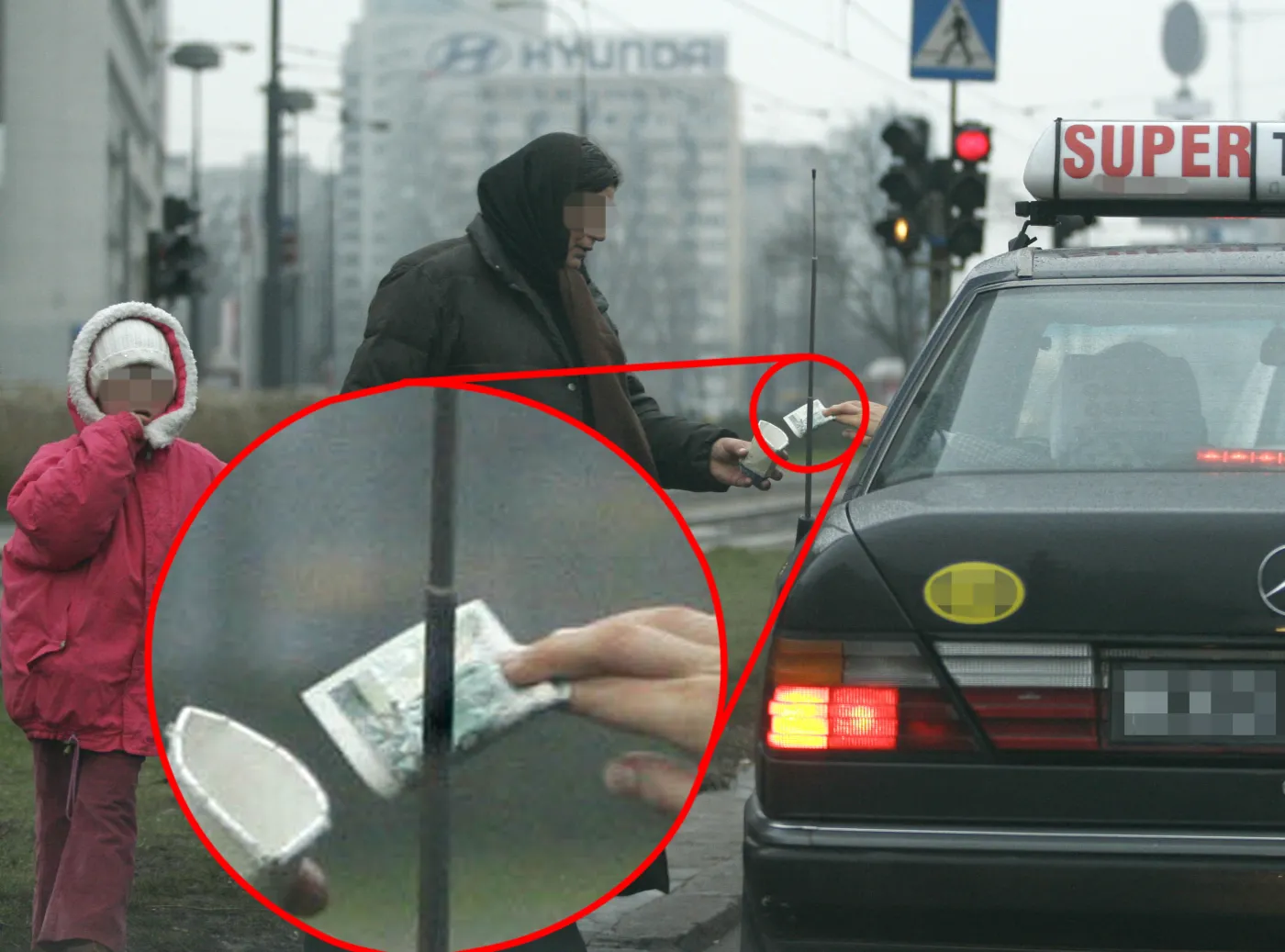 Przybylska ma gest! Daje stówę żebraczce