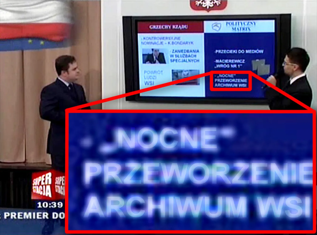 PiS obnaża "POlitycznego matrixa"