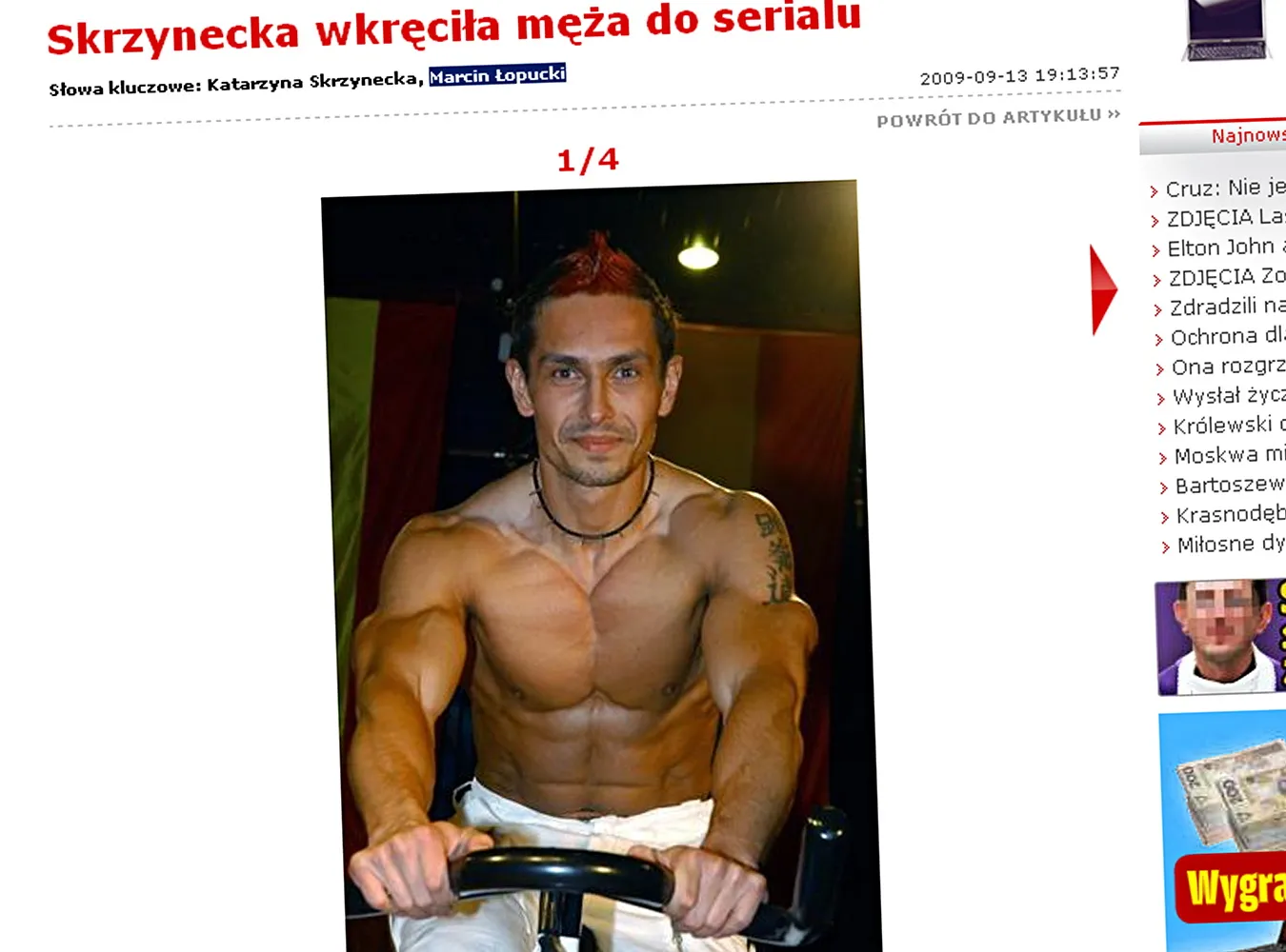 Skrzynecka załatwiła mężowi rolę w serialu