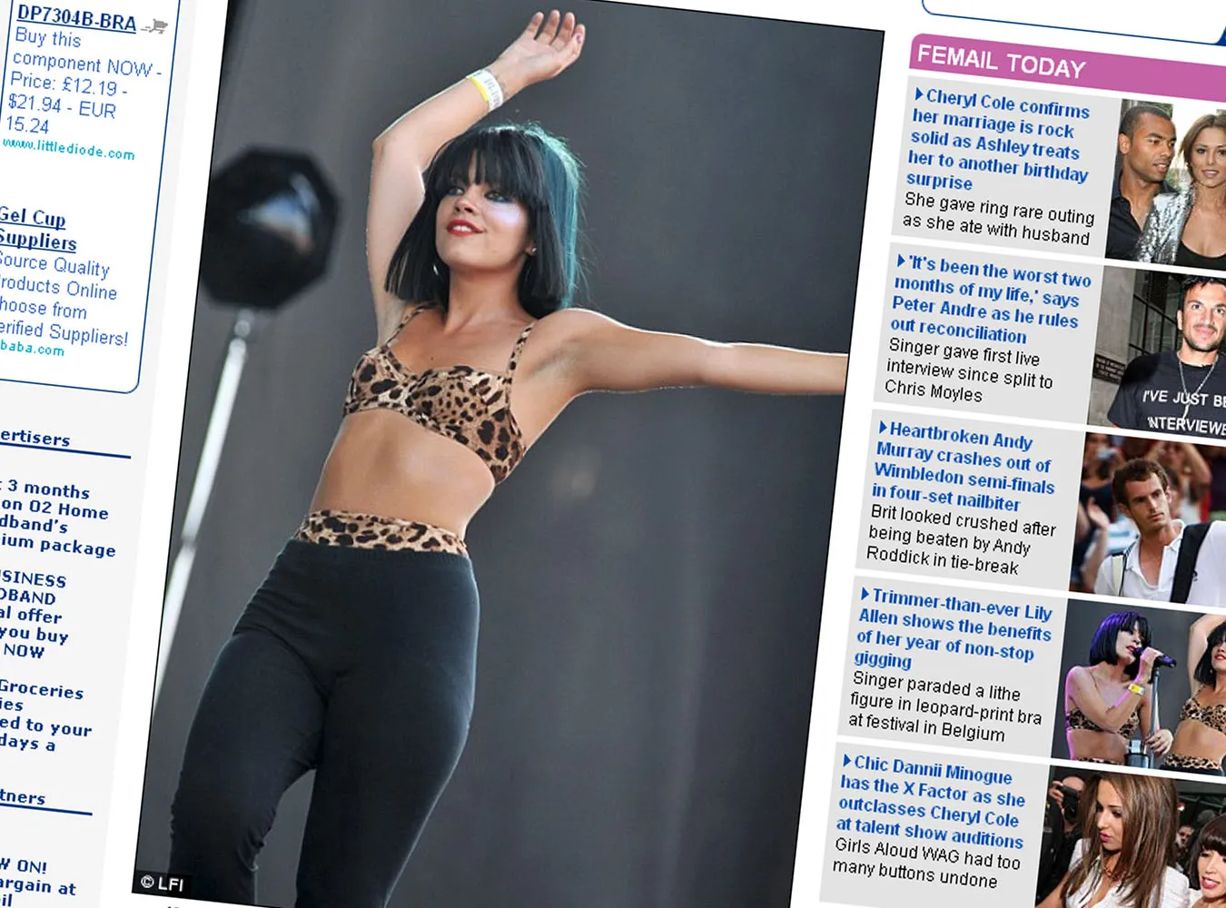 Lily Allen schudła o połowę