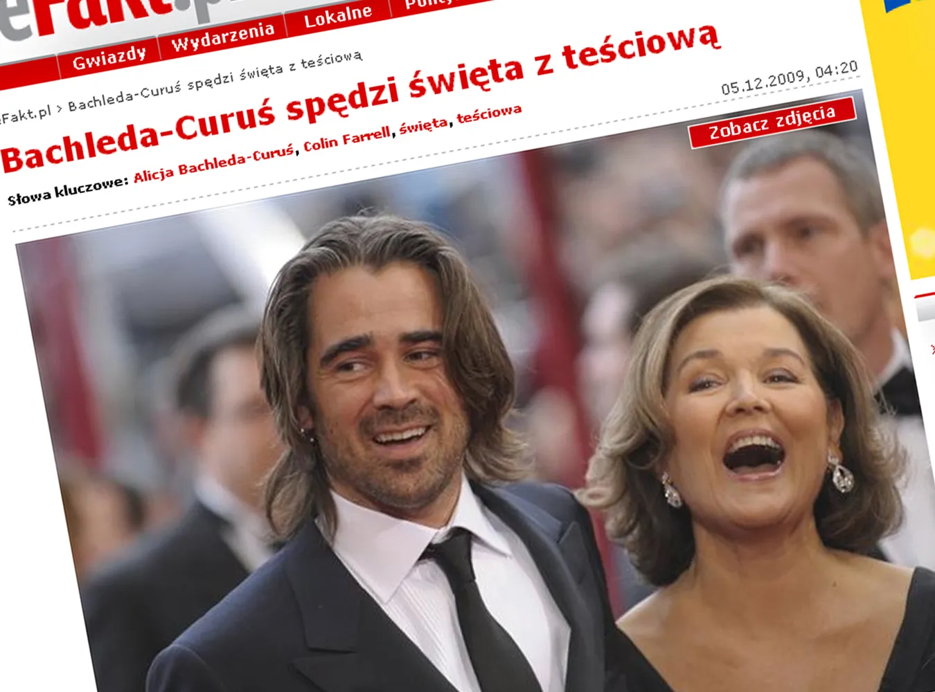 Farrell woli spędzić święta z matką