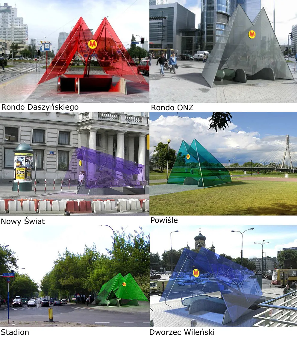 Wybierz najbrzydsze wejście do metra