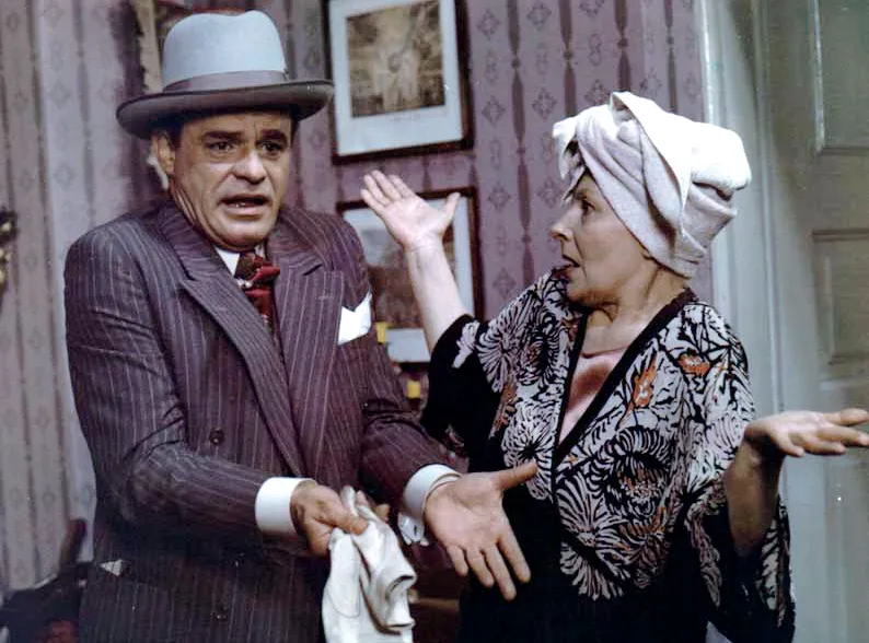 Roman Wilhelmi i Krystyna Ciechomska w  quot;Karierze Nikodema Dyzmy apos;