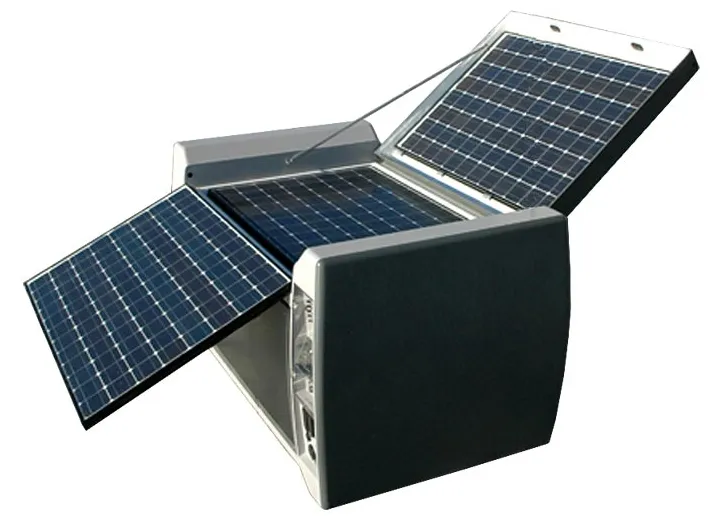Przenośna bateria słoneczna dla domu na działce daje 3500 watów energii
