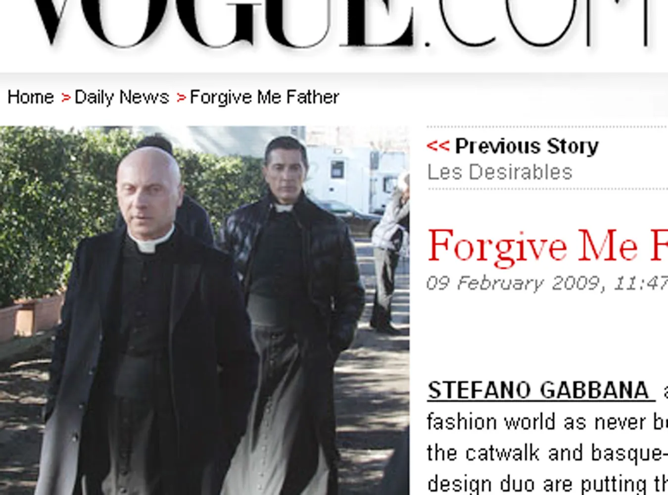 Dolce i Gabbana zostali księżmi