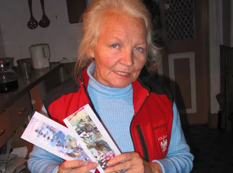 75-latka przemierza świat autostopem