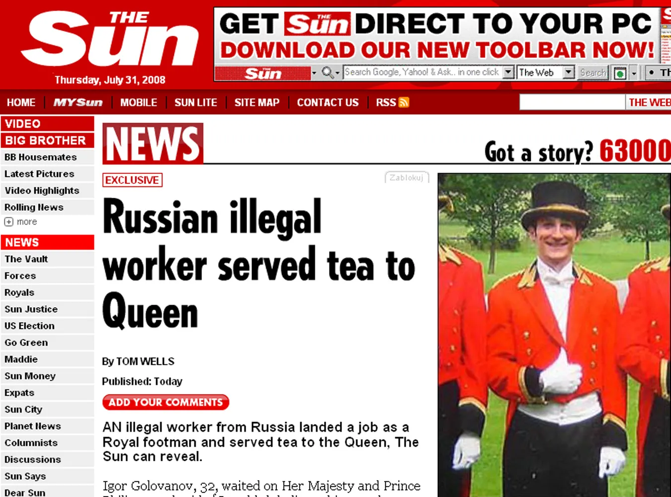 Elżbieta II zatrudnia na czarno