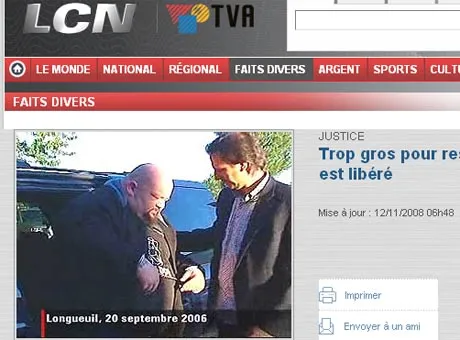 Więzień był za gruby, więc go wypuścili