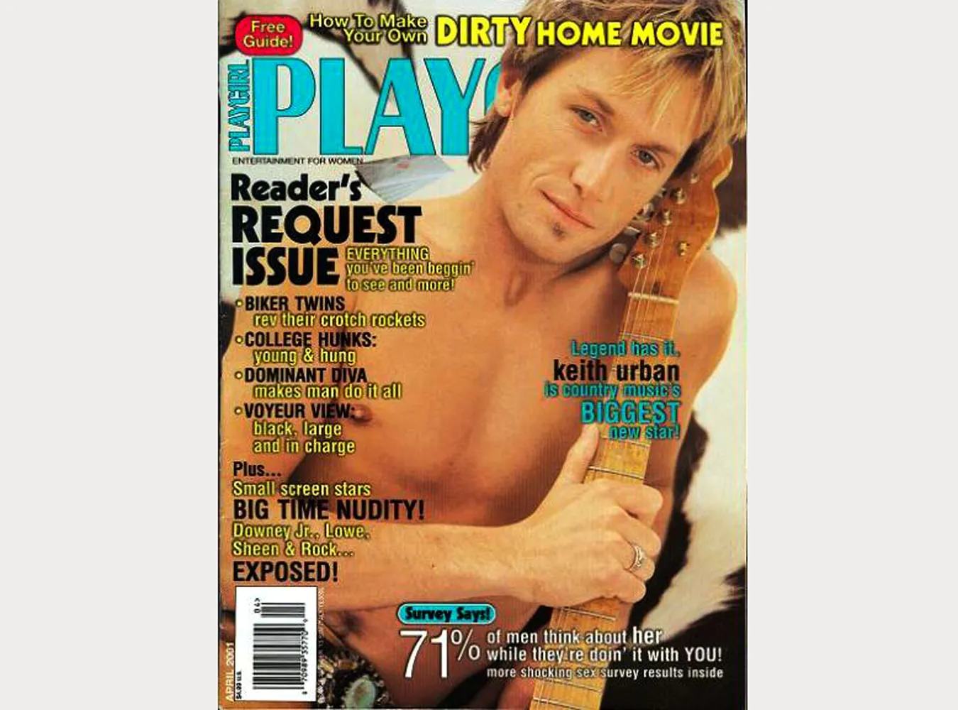 Mąż Kidman pozował nago dla "Playgirl"