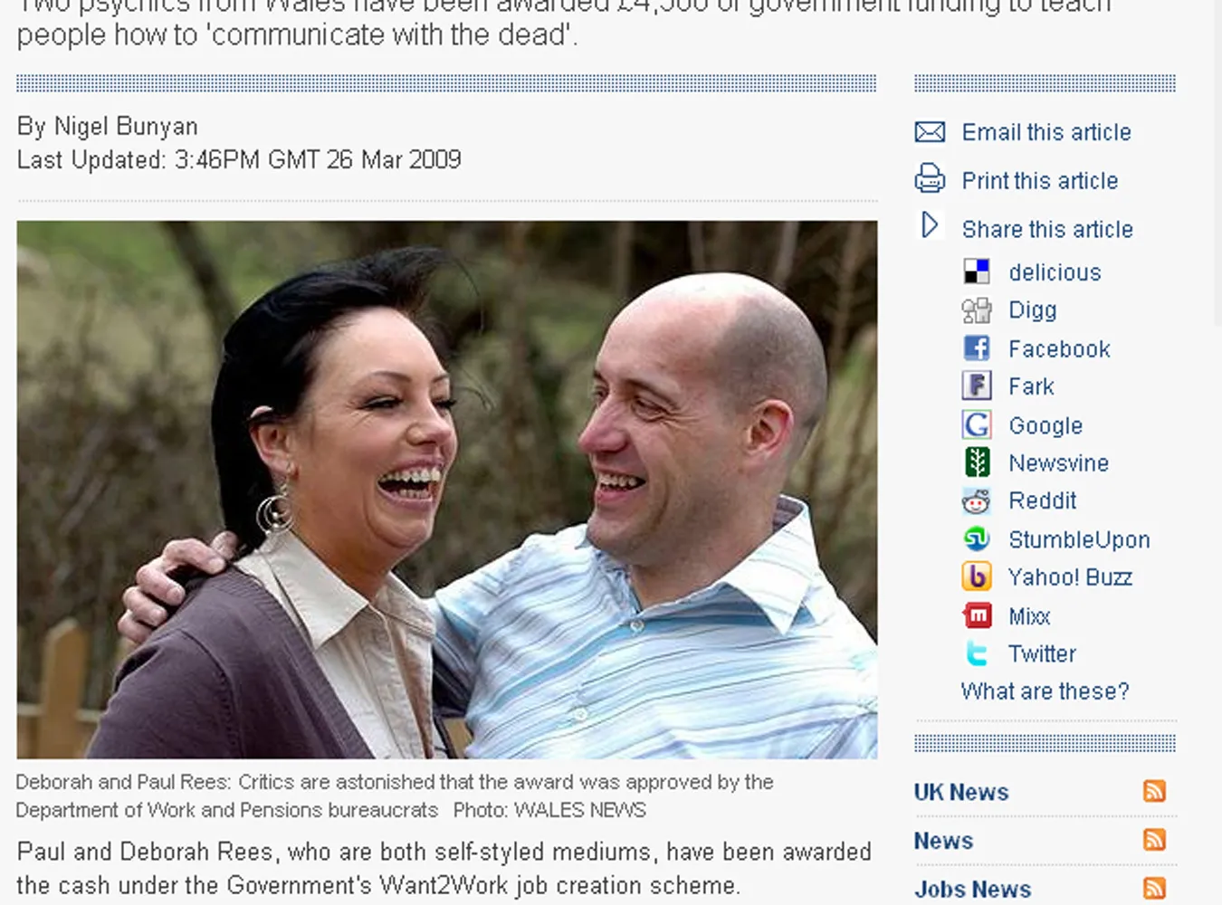 Rządowe pieniądze na kontakty z zaświatami