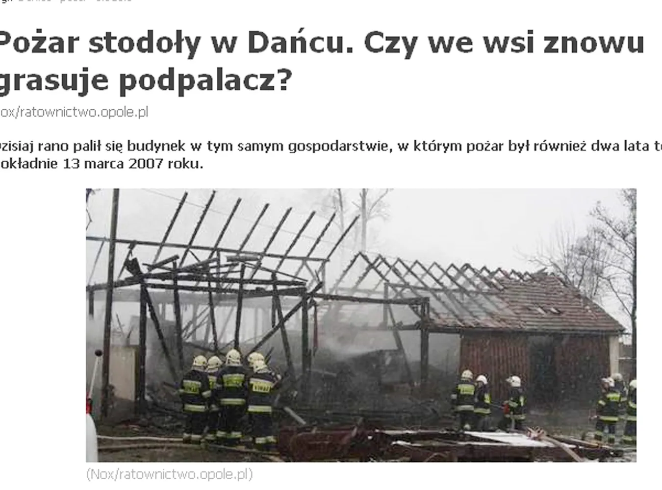 Sekta "telepatów" chce spalić wieś