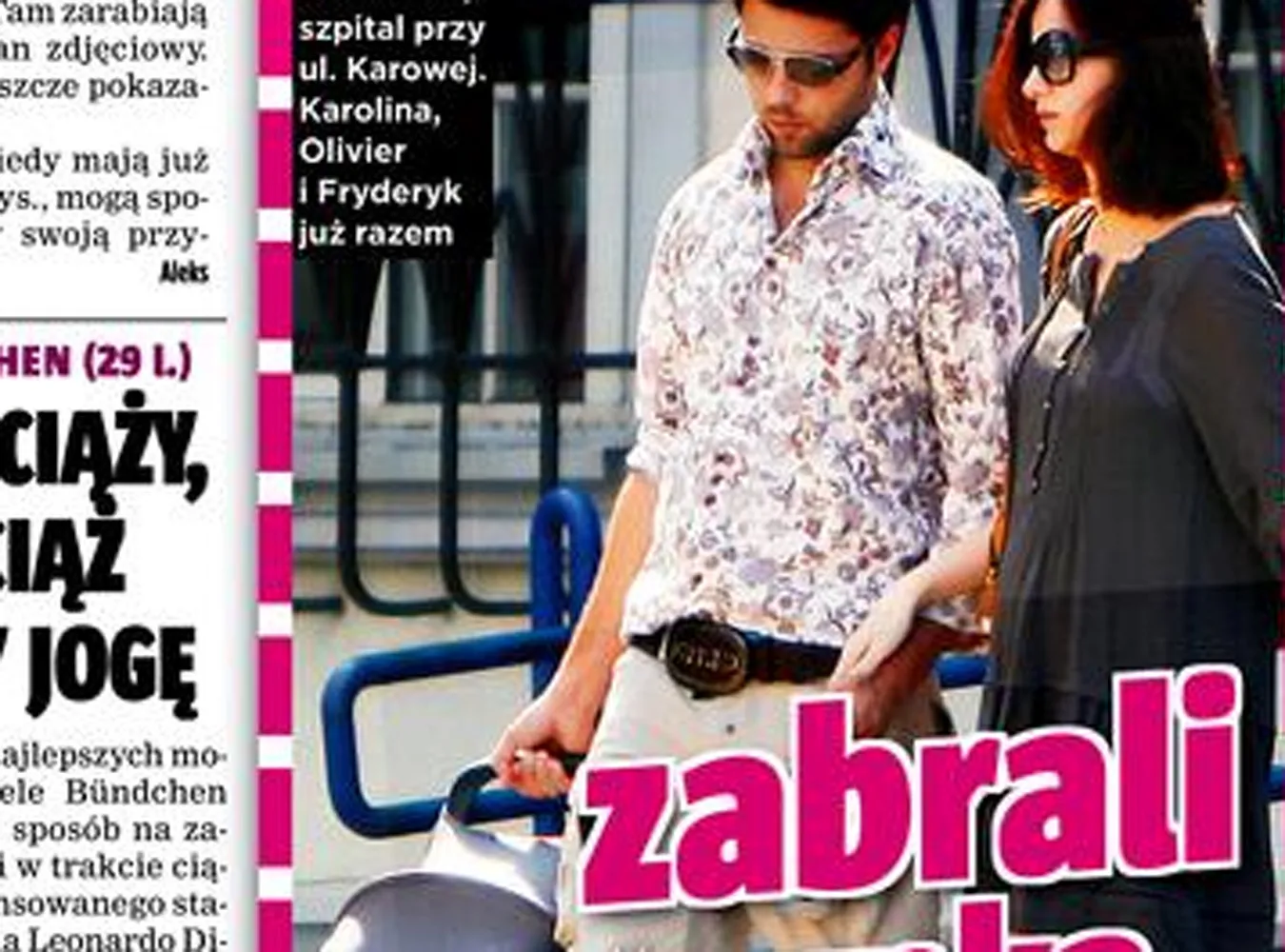 Olivier Janiak odebrał synka ze szpitala