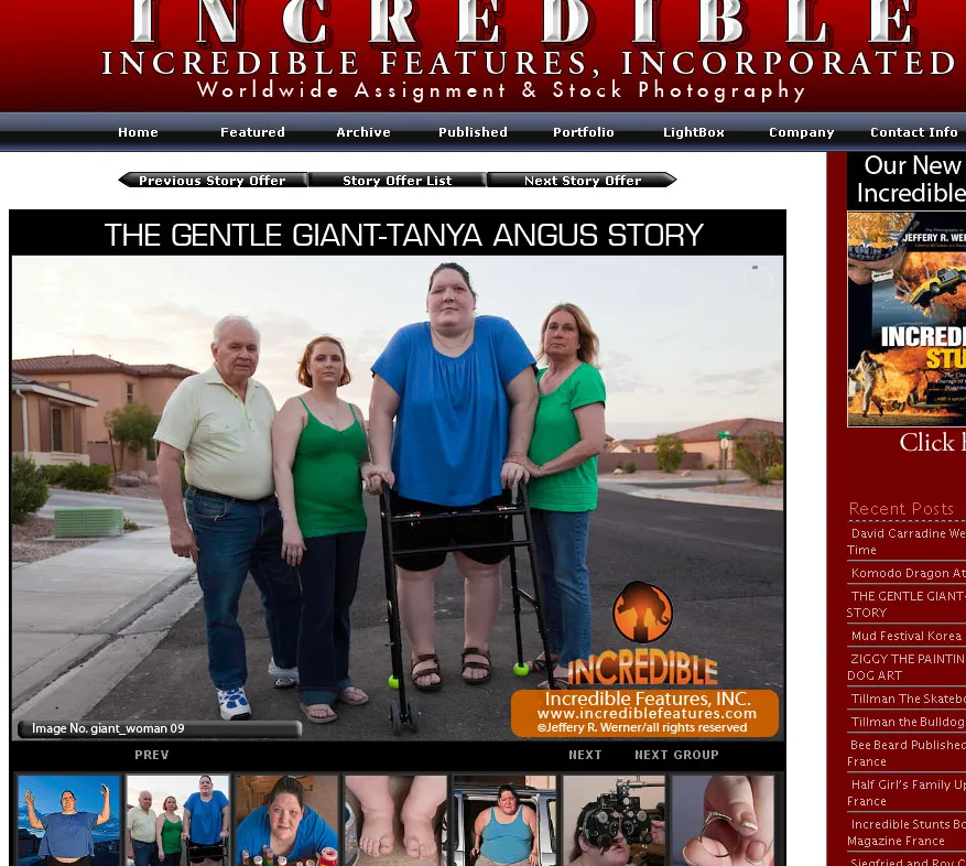 Jej koszmar: 2 metry wzrostu i 215 kilo wagi