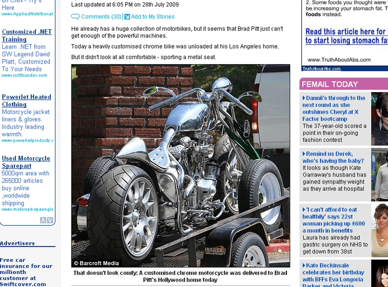 Zobacz nowy motocykl Brada Pitta