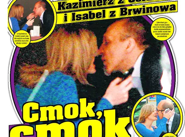 Zobacz, jak Marcinkiewicz całuje Isabel