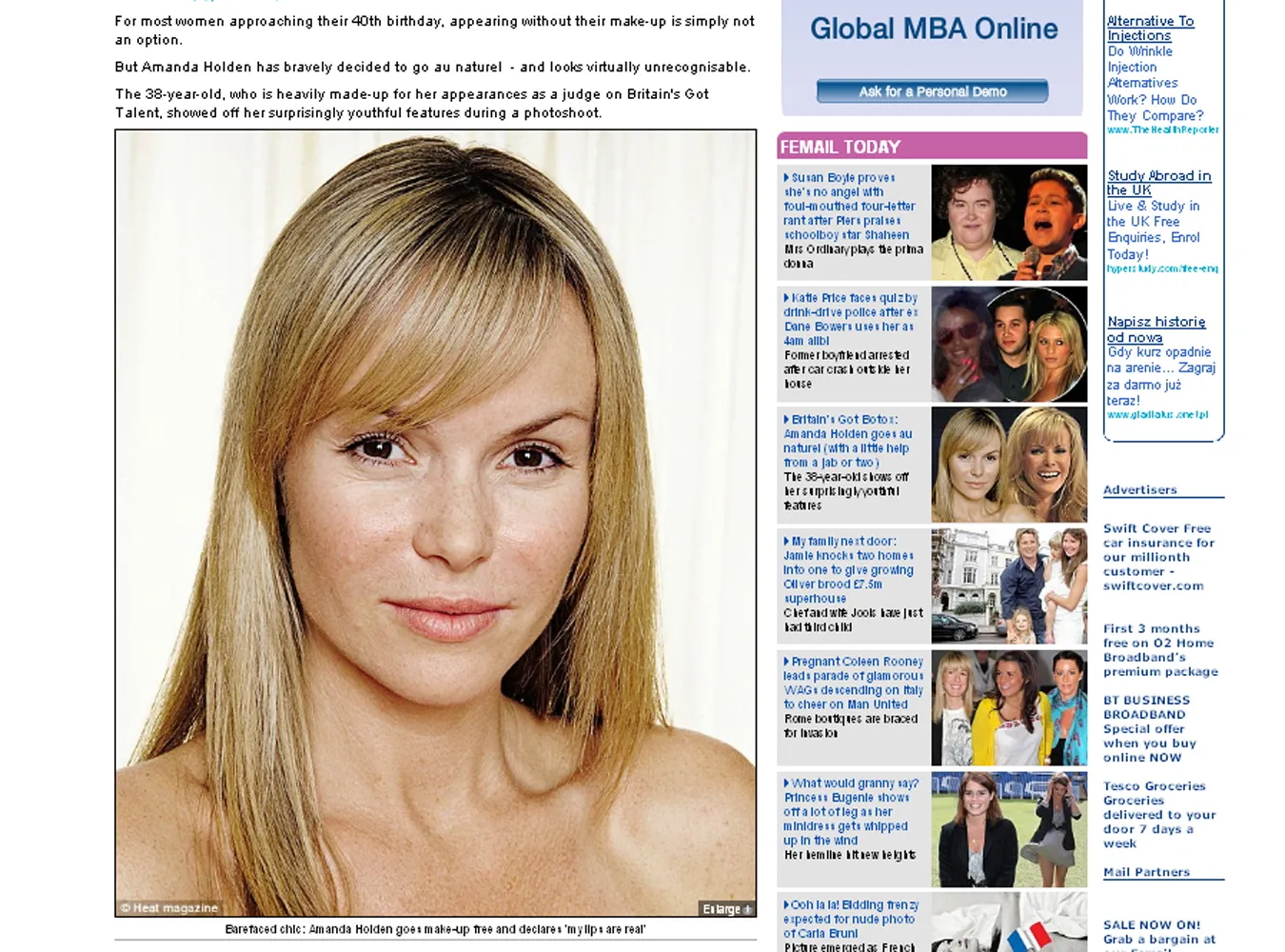 Gwiazda "Mam talent" bez makijażu