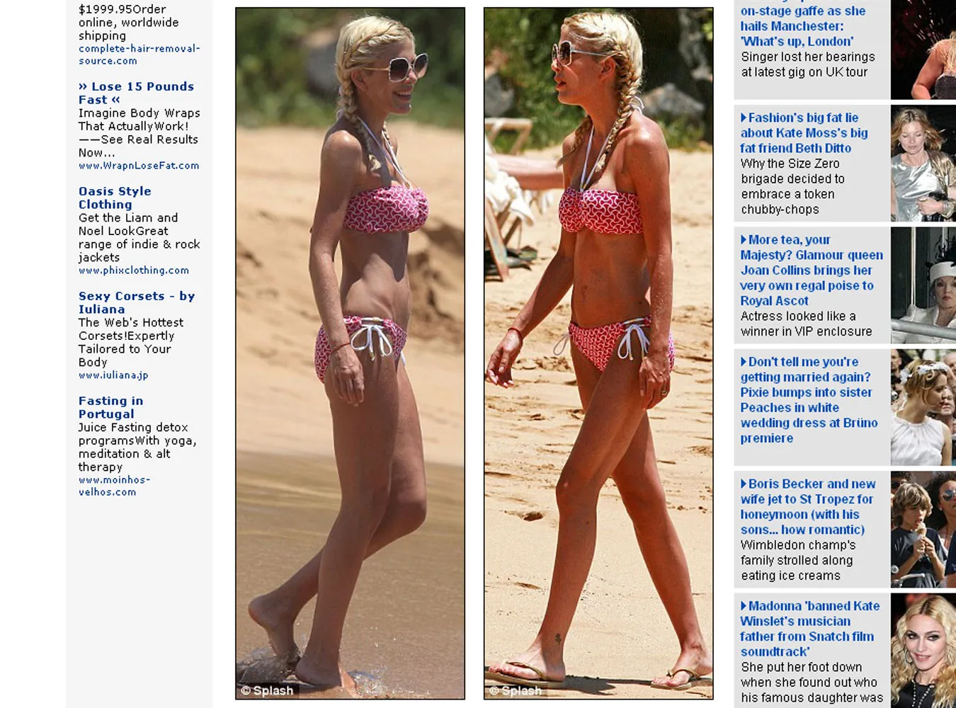 Zobacz anorektyczną Tori Spelling