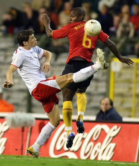 BRUKSELA BELGIA 14.11.2006MECZ ELIMINACJI DO MISTRZOSTW SWIATABELGIA POLSKASPORT PILKA NOZNANZ RADOSLAW MATUSIAKFOT GRZEGORZ JAKUBOWSKI