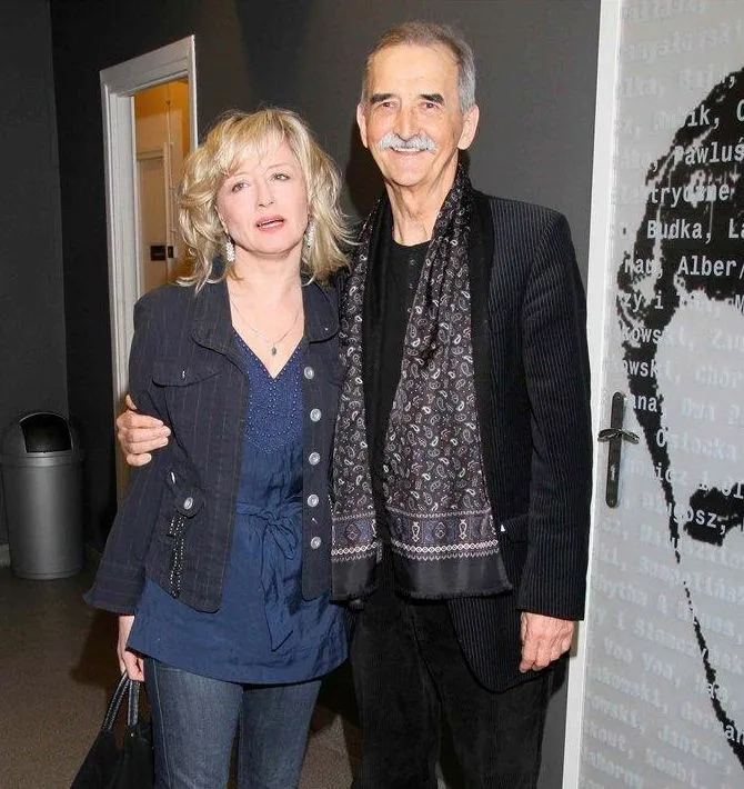 Marek Koterski z żoną