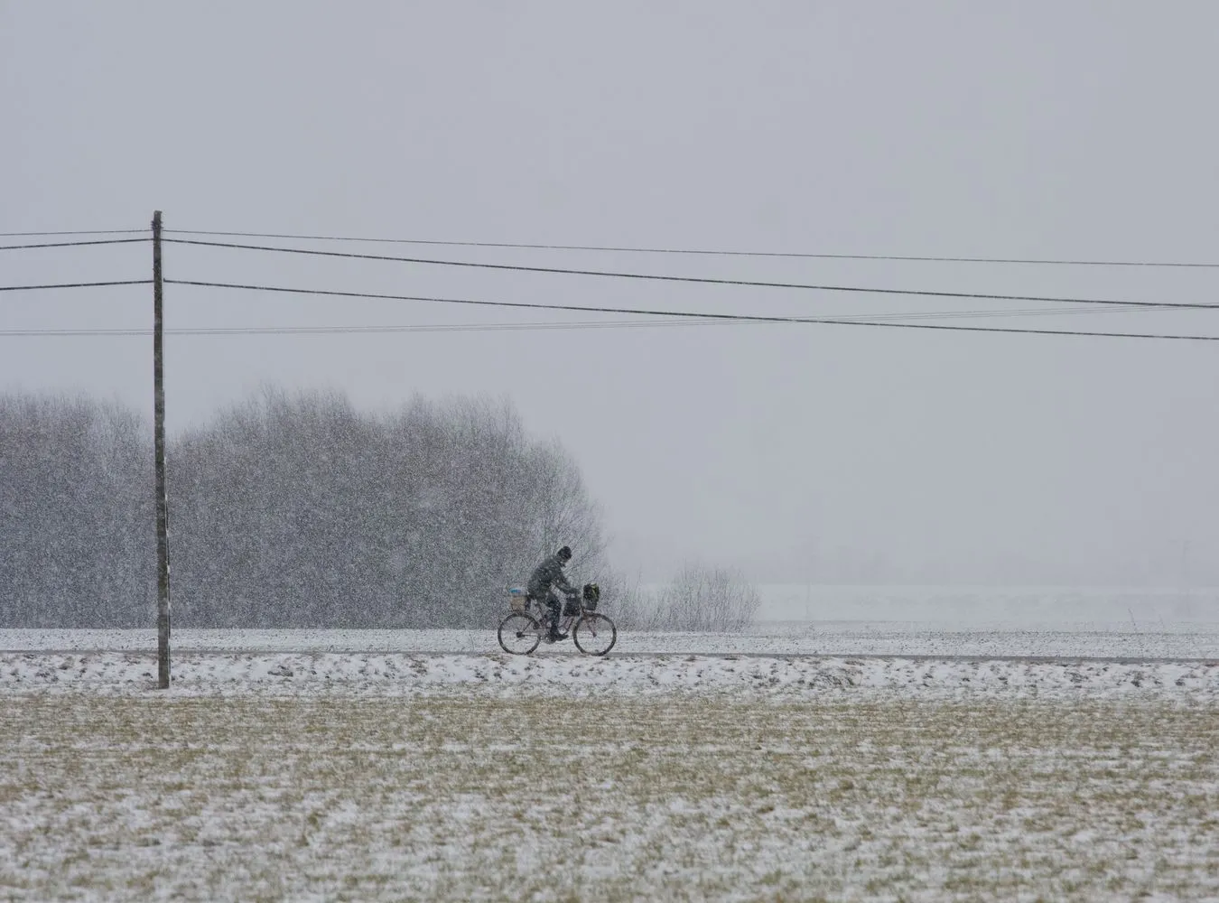 Pierwszy śnieg i już tysiące ludzi nie mają prądu