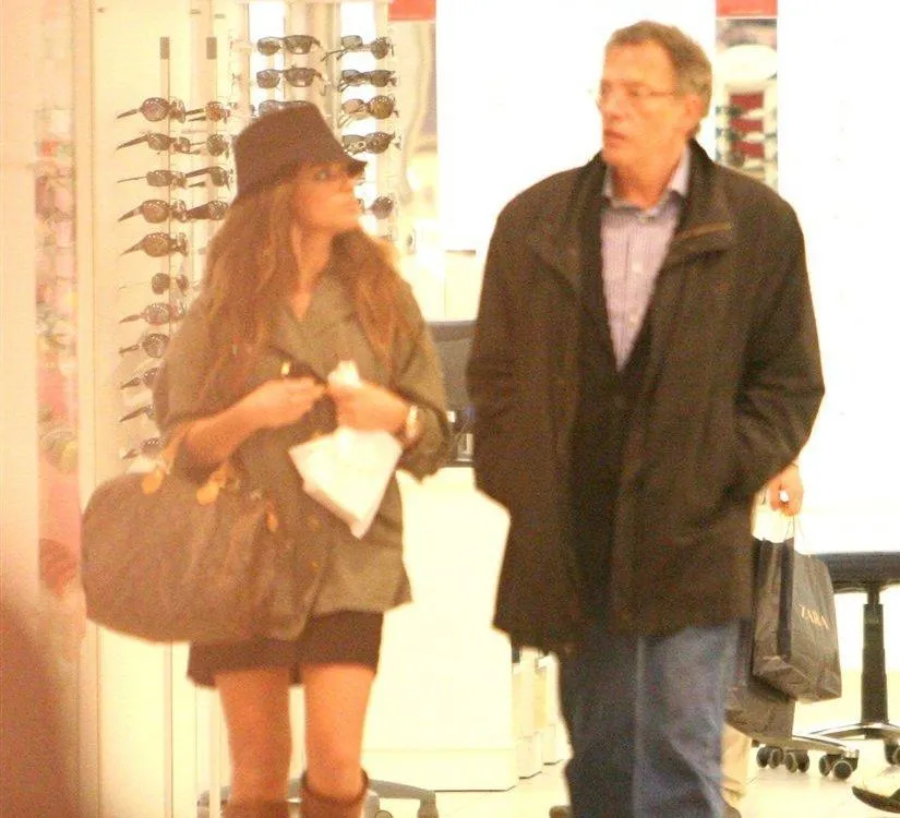 Weronika Rosati z tatą