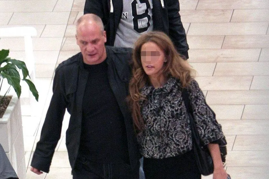 Piotr Zelt z dziewczyną