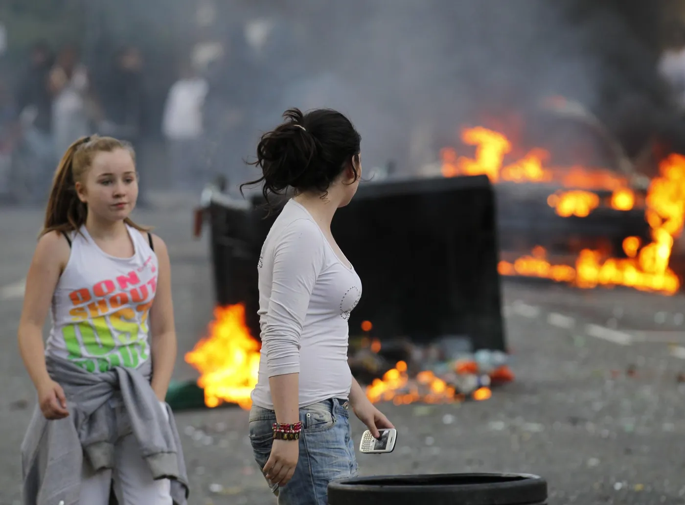 Płonące ulice Hackney