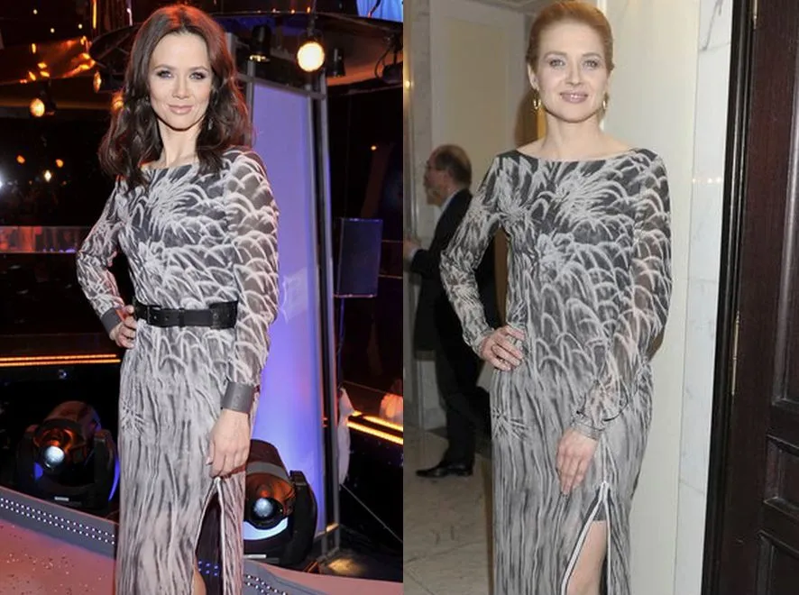 Rusin w sukni po Grabowskiej! Kolejna wpadka gwiazdy