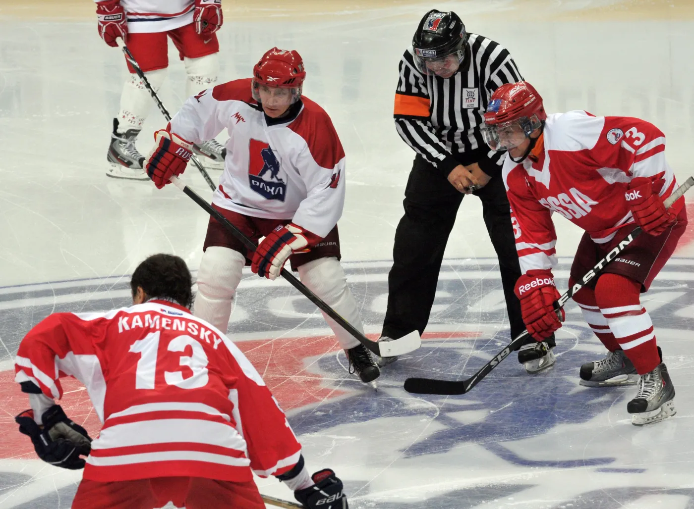 Władimir Putin hokeistą