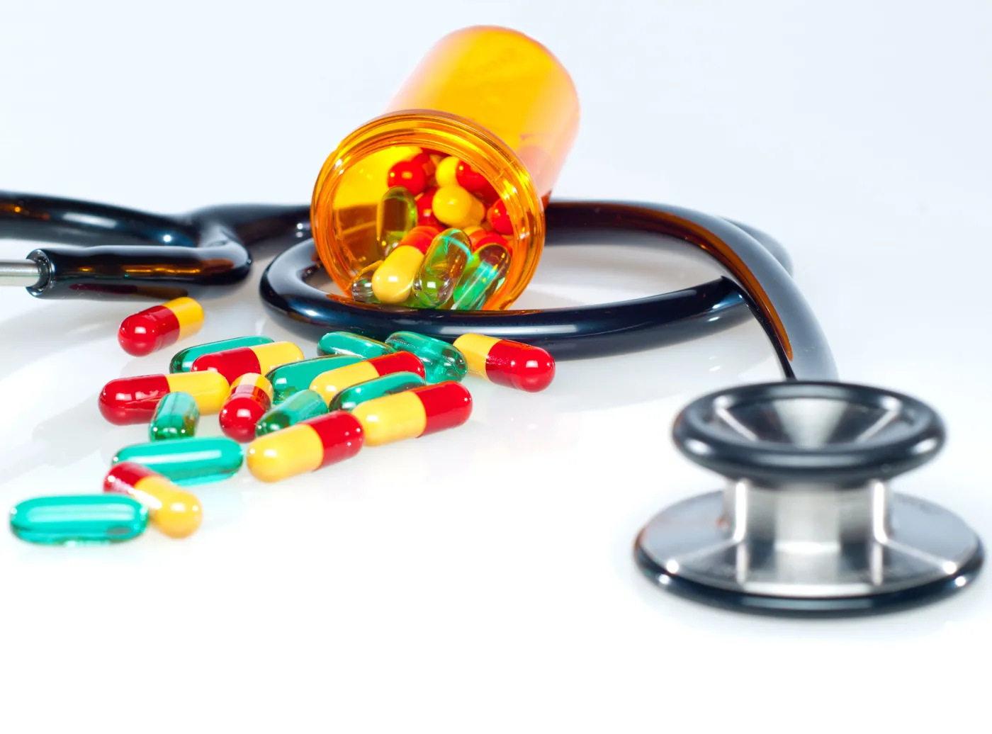 leki lekarstwa stetoskop