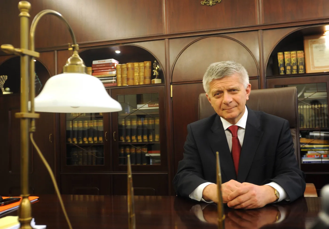 Prezes NBP Marek Belka