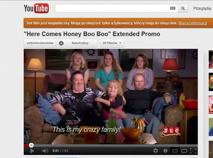 Reality show o amerykańskiej rodzinie. Przerażające