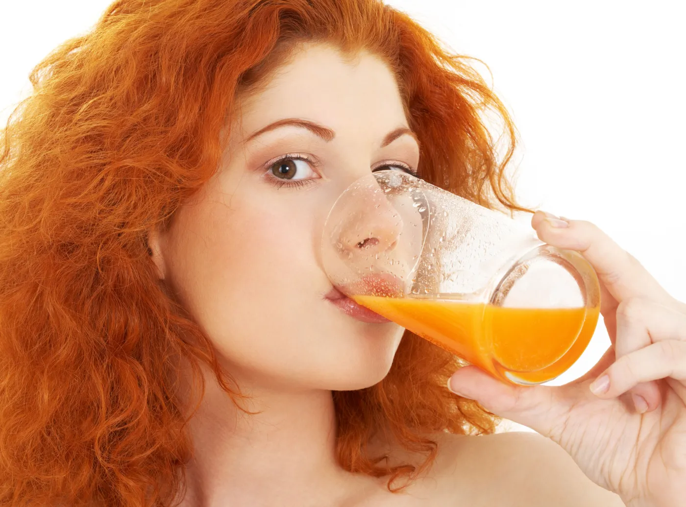 kobieta napój sok dieta