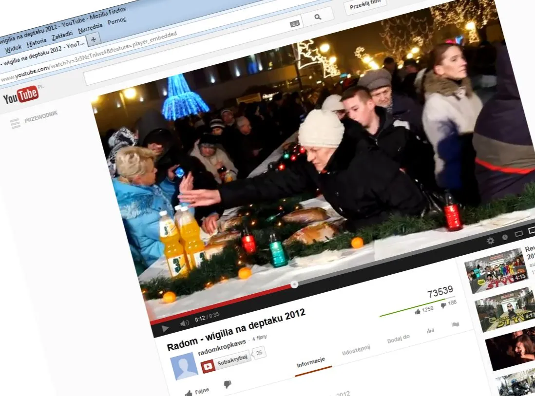 Radom wigilia miejska