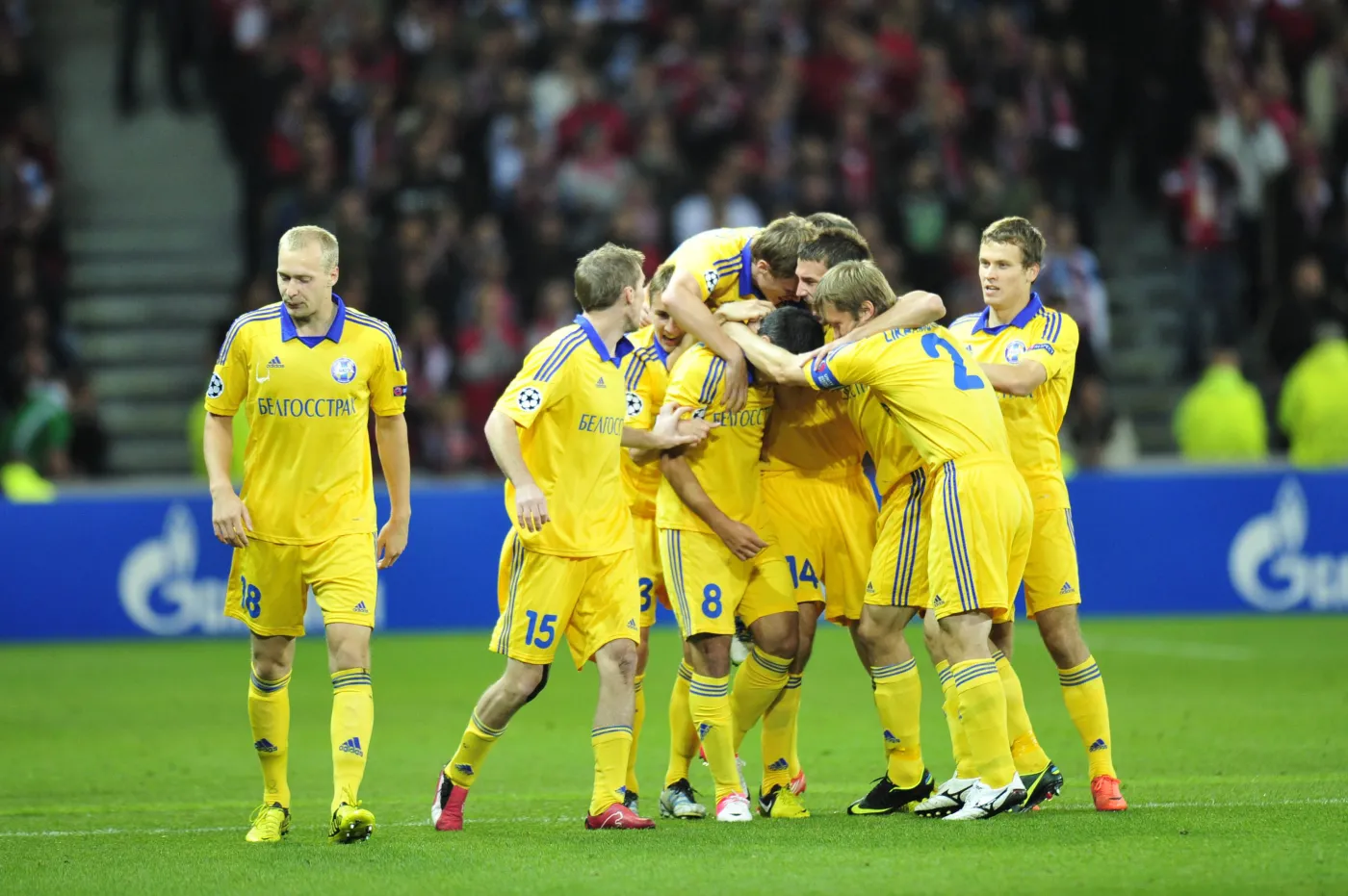 BATE Borysów po raz siódmy z rzędu piłkarskim mistrzem Białorusi