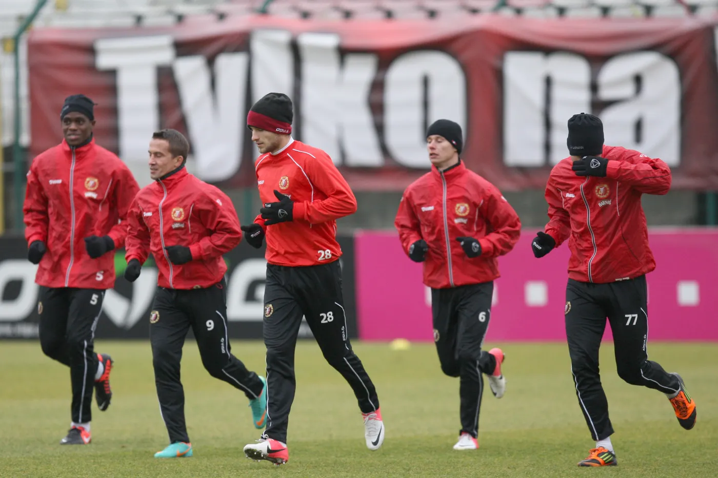 Piłkarze Widzewa Łódź