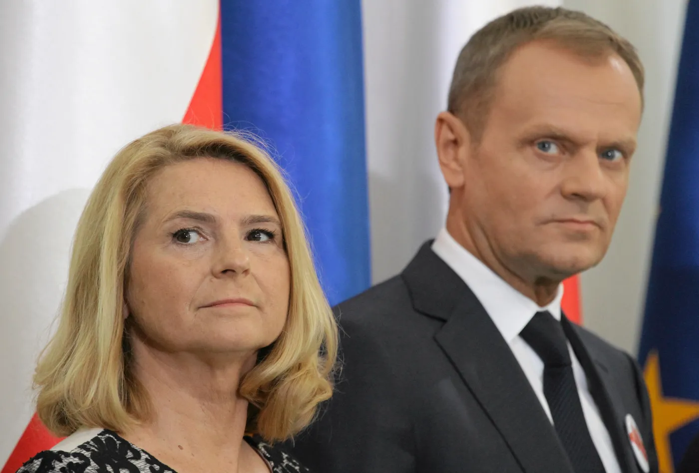 Donald Tusk z małżonką