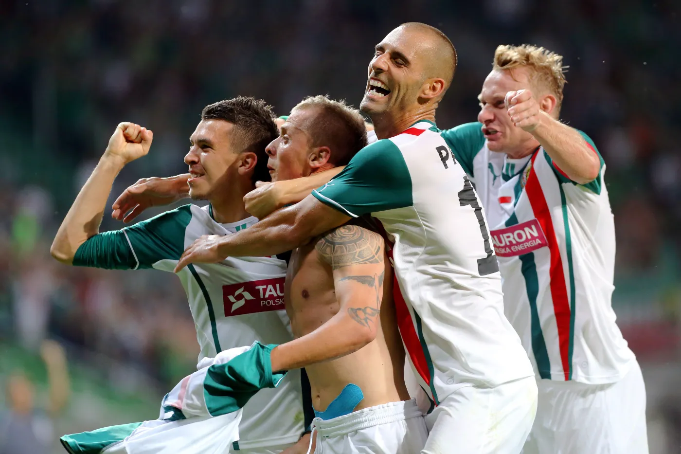 Radość piłkarzy Śląska