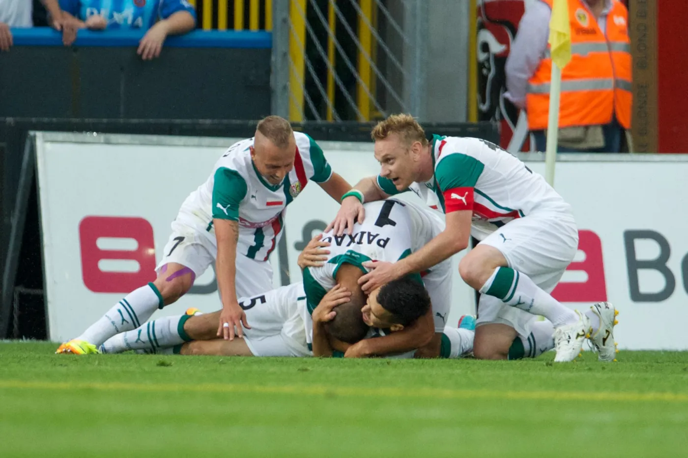 Radość piłkarzy Śląska