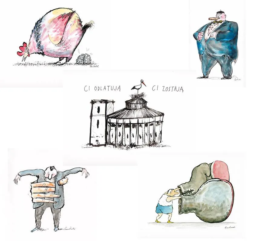 Jak w jednym rysunku ścisnąć to, co przez cały dzień klepie telewizja