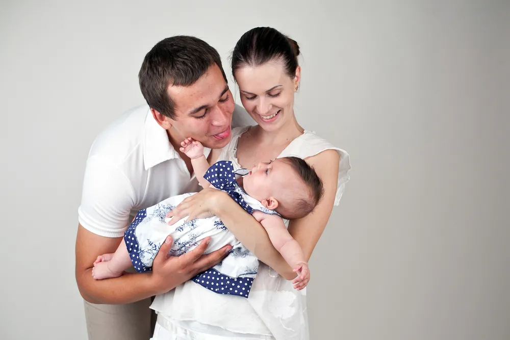 Rodzice z niemowlęciem