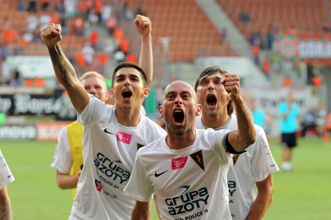 Radość piłkarzy Pogoni