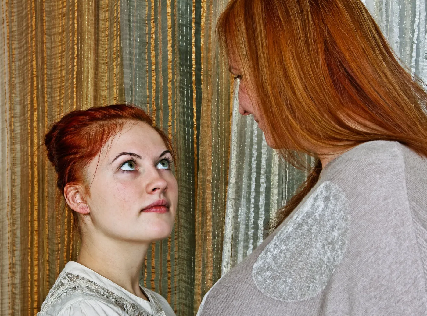 Wysoka i niska kobieta