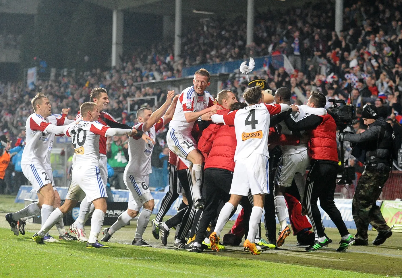 Radość piłkarzy Górnika