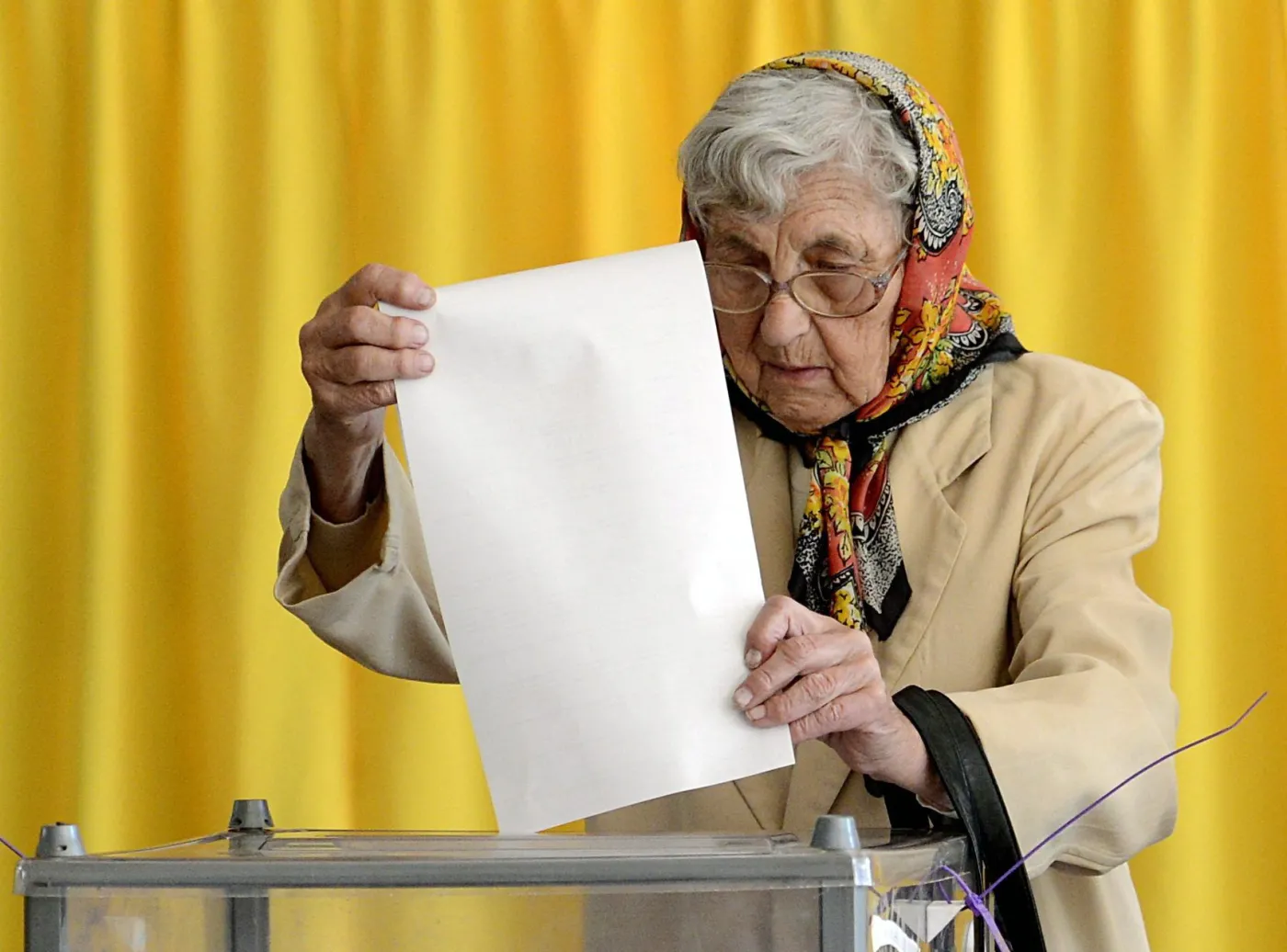 Głosowanie na Ukrainie